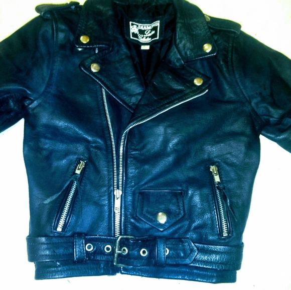 BUNDLE: Kids Diamond Leather & Adidas Jackets 6 - Picture 3 of 8